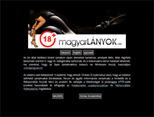 Tablet Screenshot of magyarlanyok.net